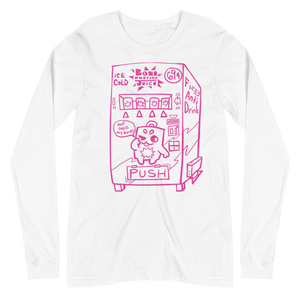 Bone Hurting Juice Vending Machine Long Sleeve (Pink)