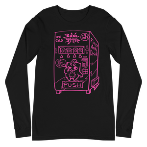 Bone Hurting Juice Vending Machine Long Sleeve (Pink)