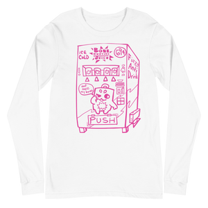 Bone Hurting Juice Vending Machine Long Sleeve (Pink)